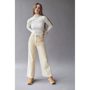 BDG High & Wide Corduroy Pant Beige Size 25 $68